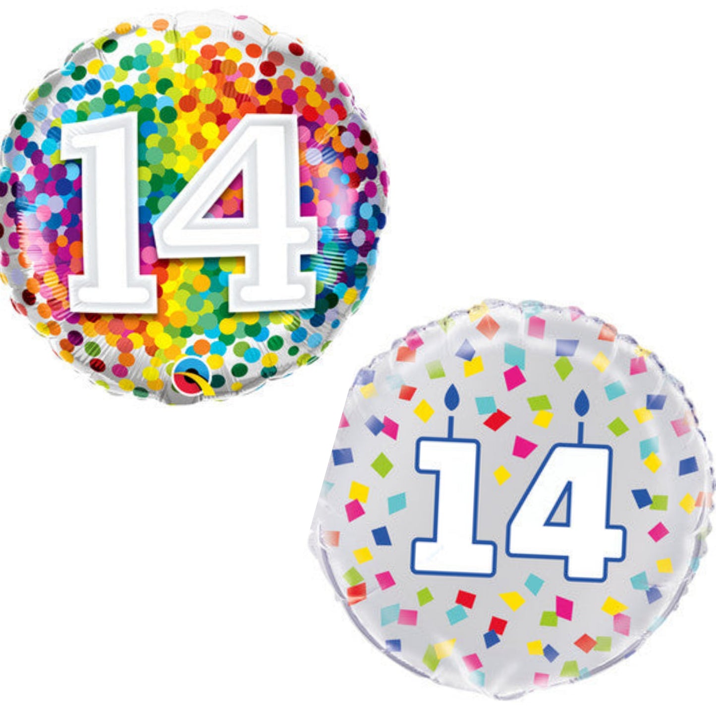 Age 14 Coloured 18" Foil Balloon