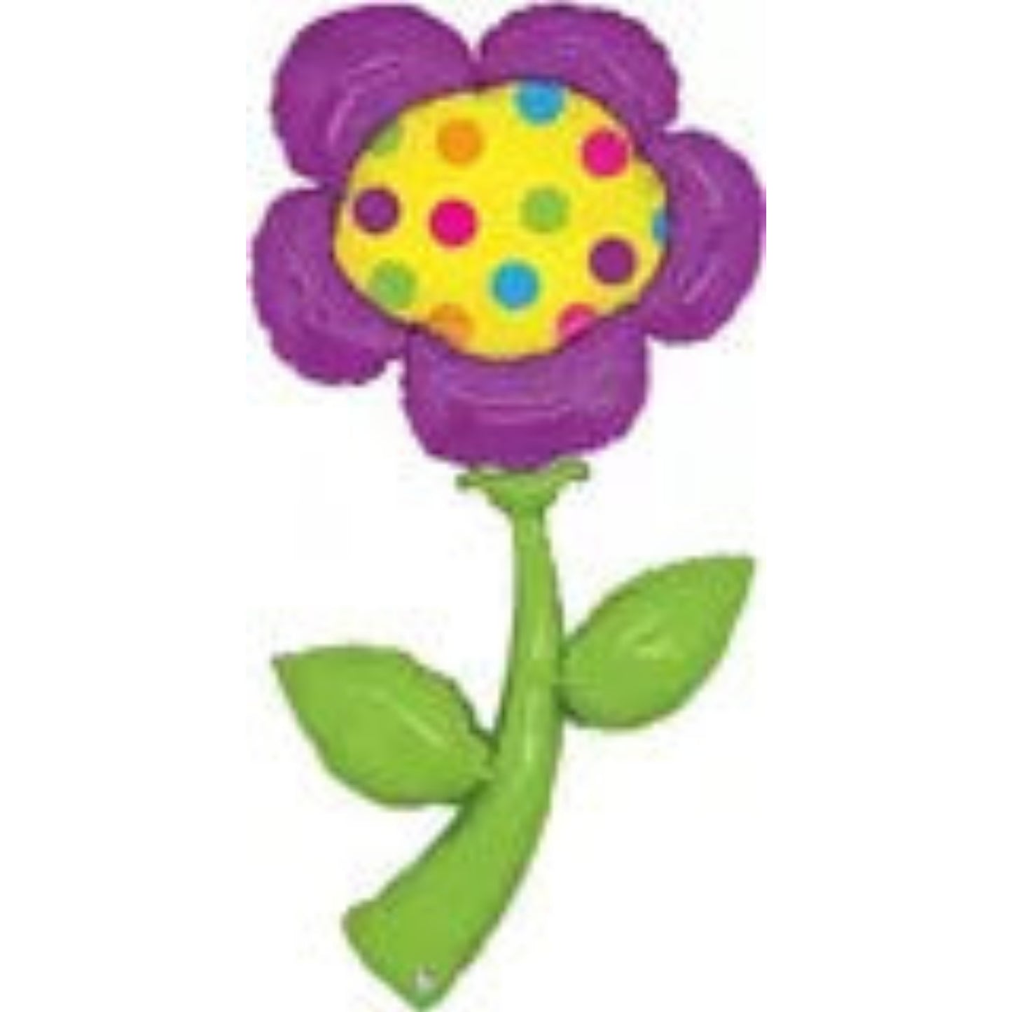 60'' Purple Flower Supershape Foil Balloon