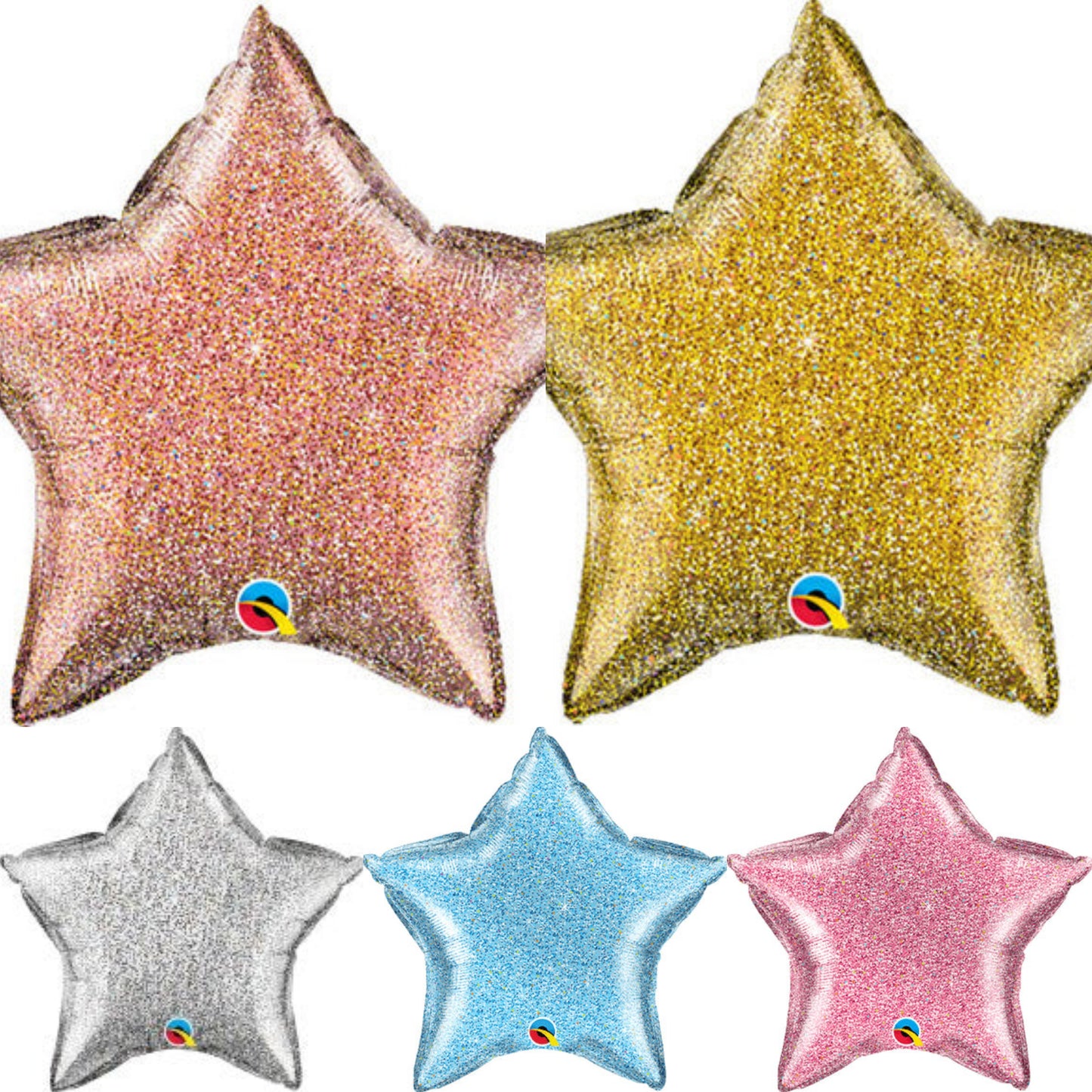 Plain Star Glitter 20" Balloon