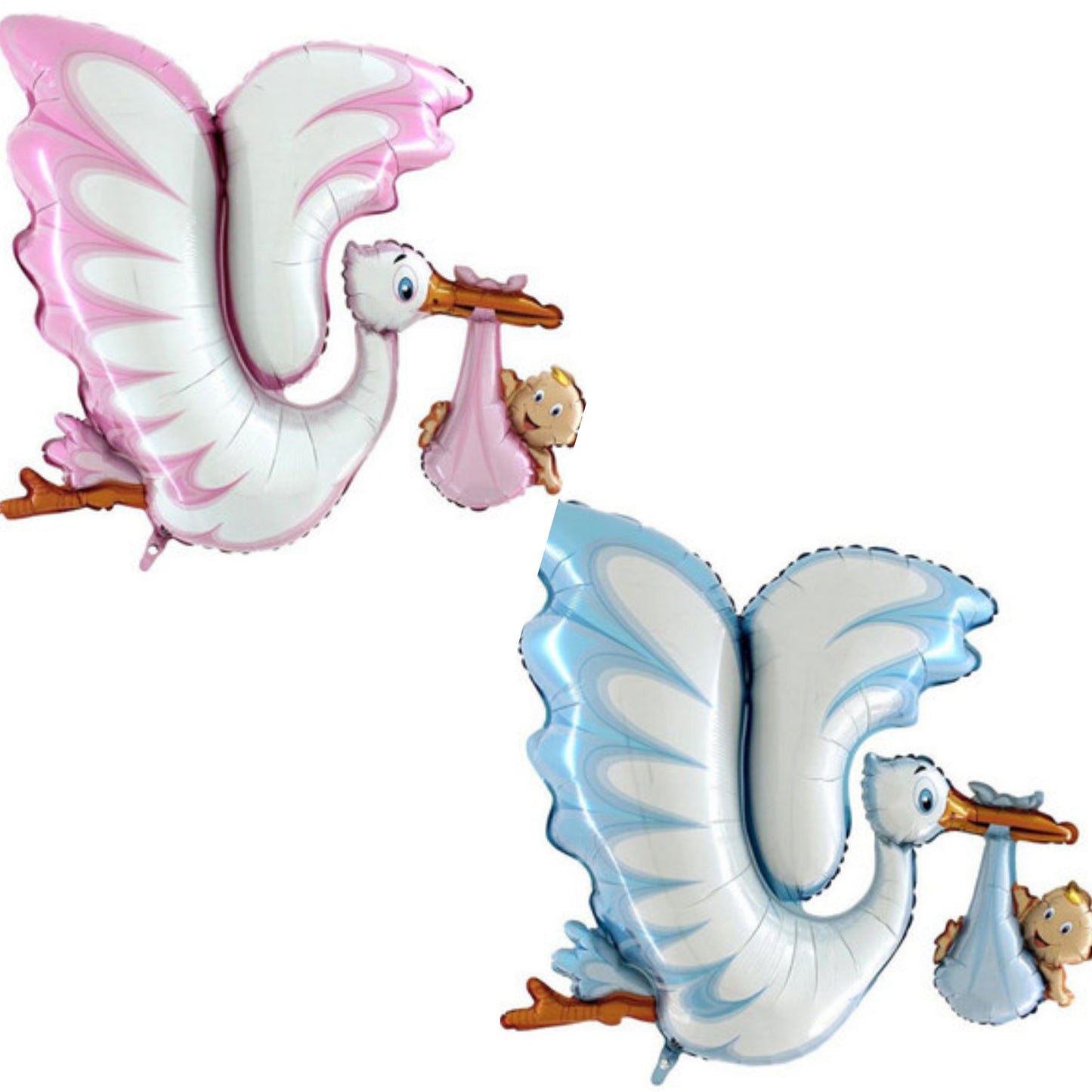 Baby Girl/ Boy Stalk Supershape Foil Balloon