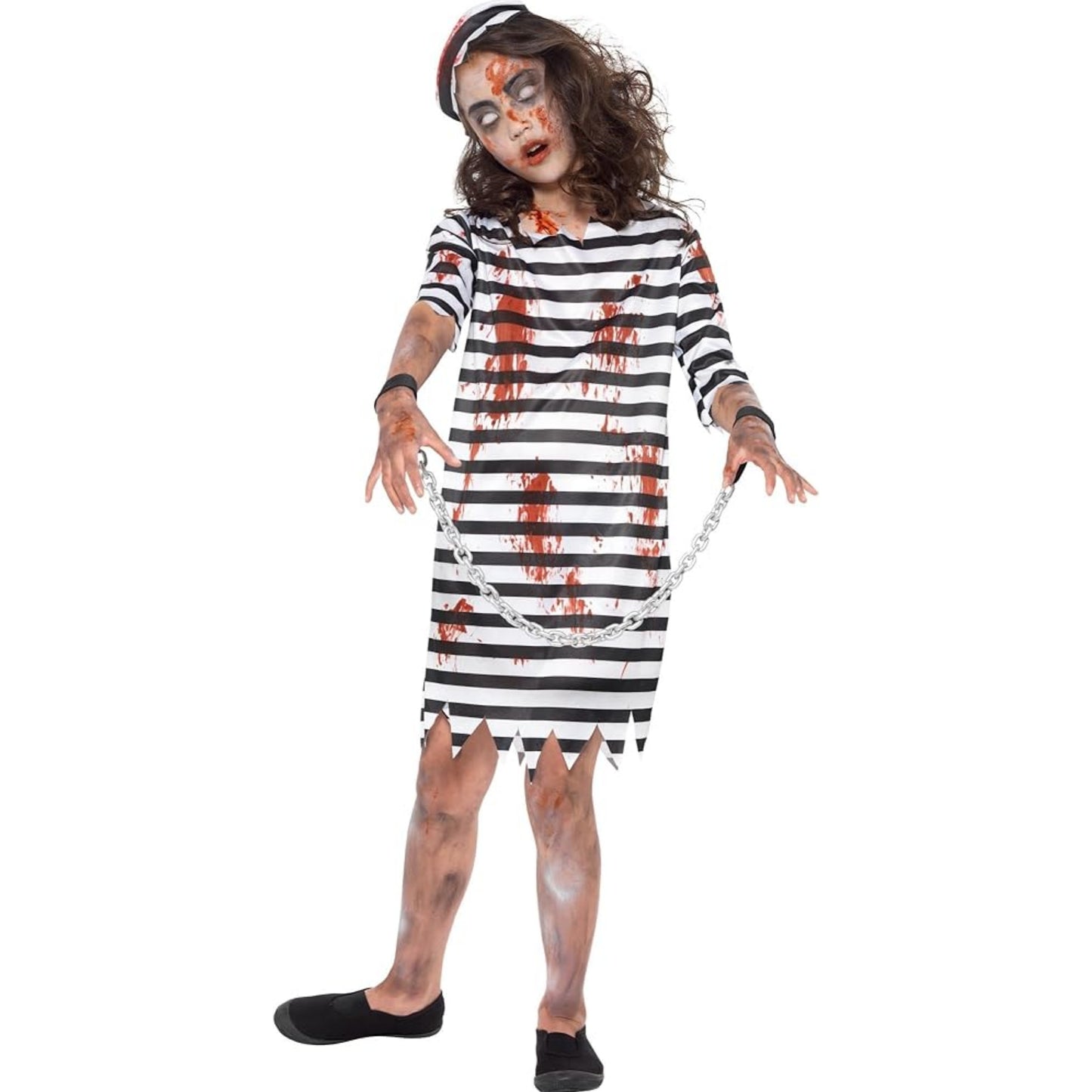 Zombie Prisoner Girl Child Costume