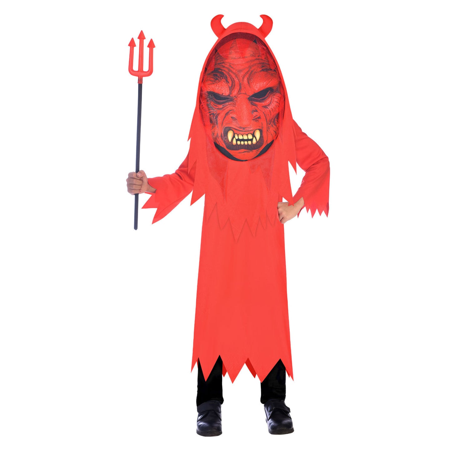 Devil Big Head Child Costume