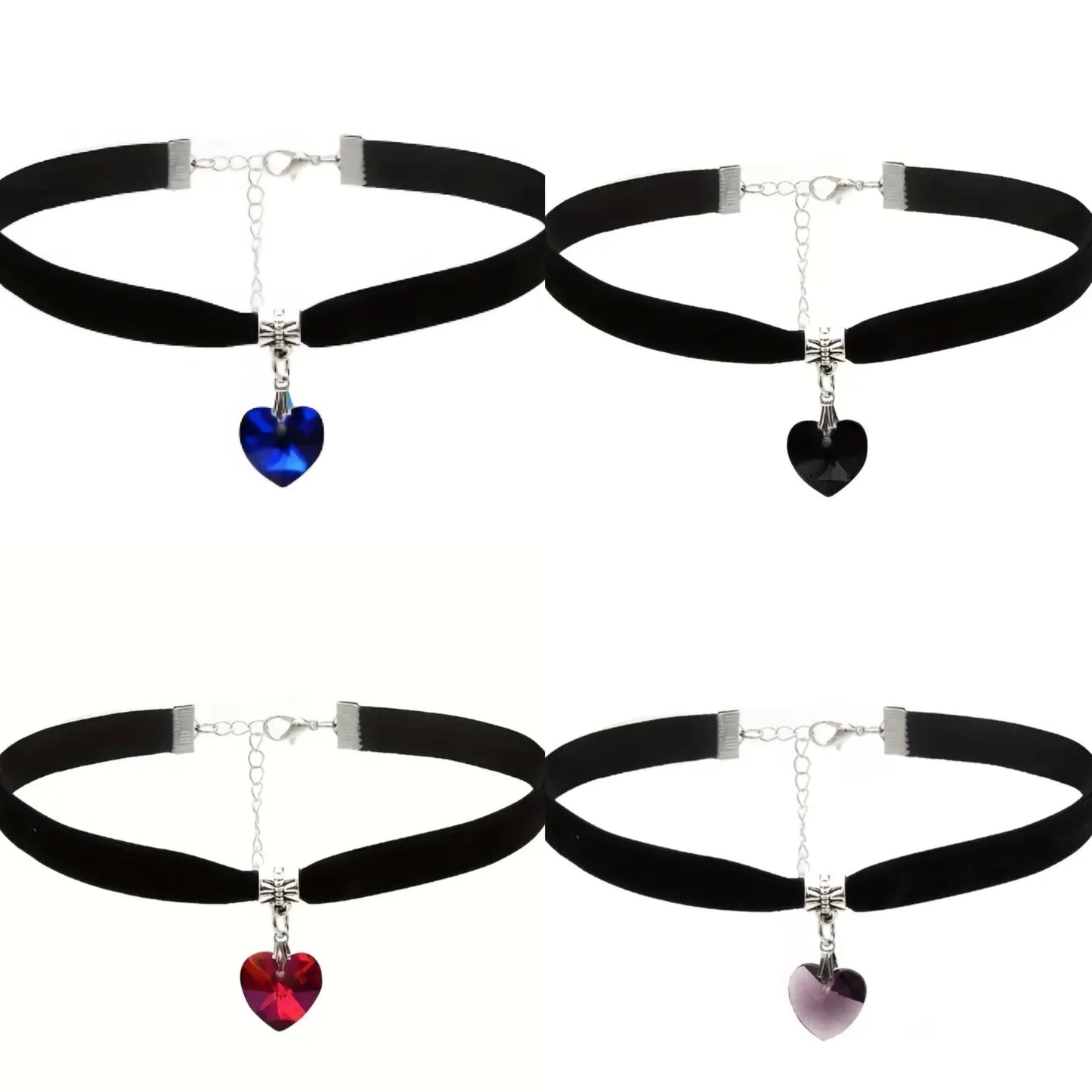 🌟New🌟 Velvet Heart Cameo Choker Necklace