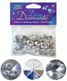 12mm Décor Diamante Diamonds Silver