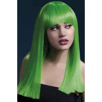 Deluxe Heat Resistant Alexia Wig Green
