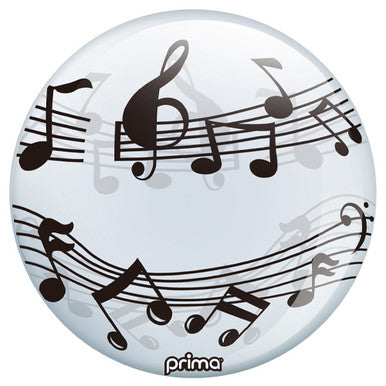 Music Note Clear Sphere Foil Balloon