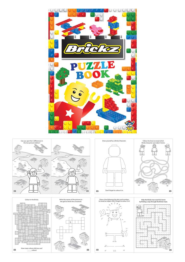 Bricks/ Block puzzle activity book