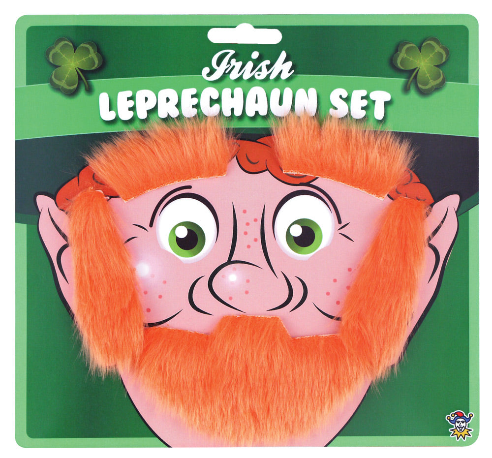 Irish Leprechaun Facial Hair Set