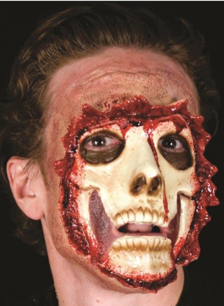 Blasted Face Woochie Latex Application Wound