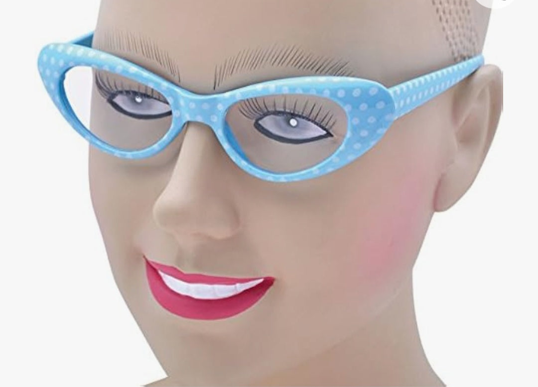Glasses Blue Spotted