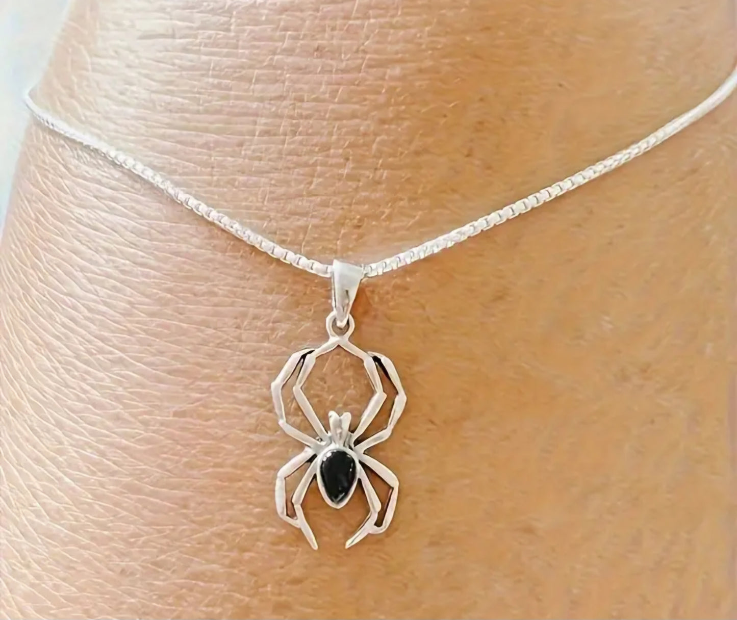 Mini Spider Pendant Necklace