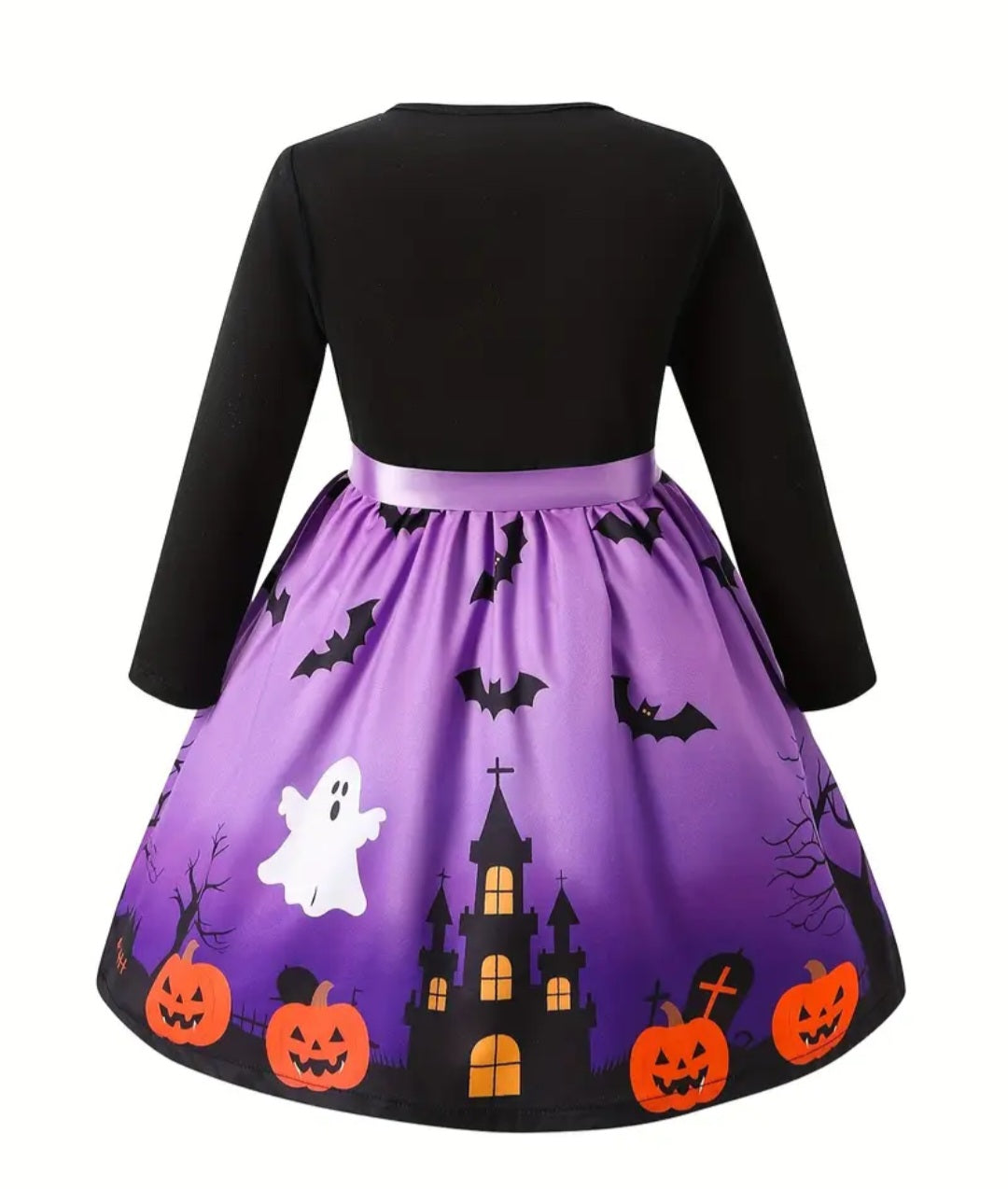 🌟New🌟 Printed Purple Witch Child Costume