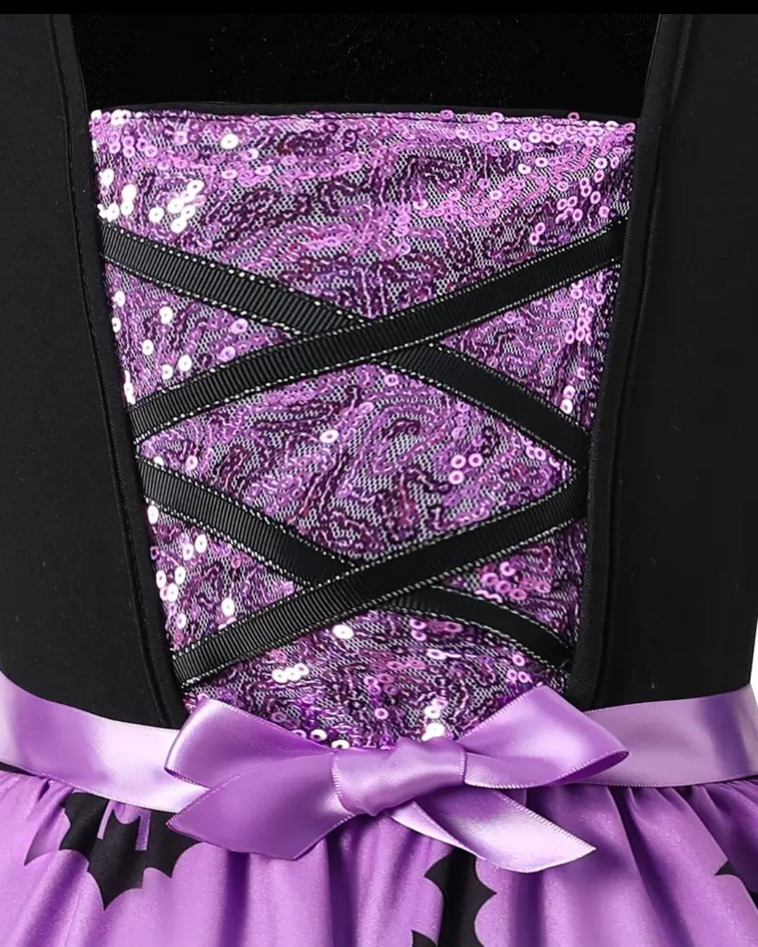 🌟New🌟 Printed Purple Witch Child Costume