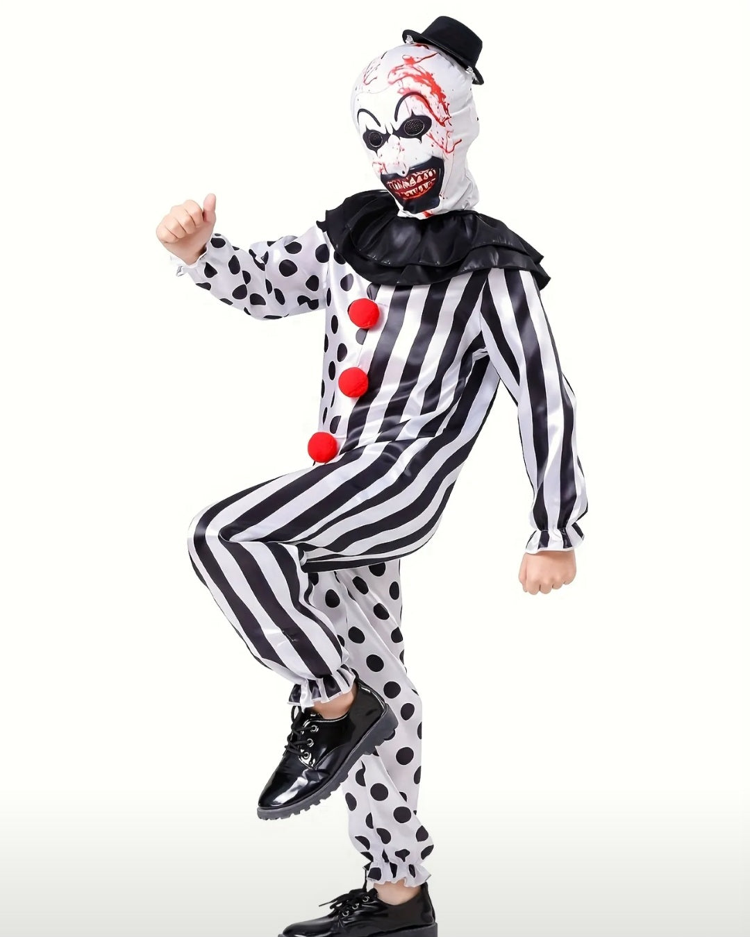 🌟New🌟 Terrified Clown Child Costume