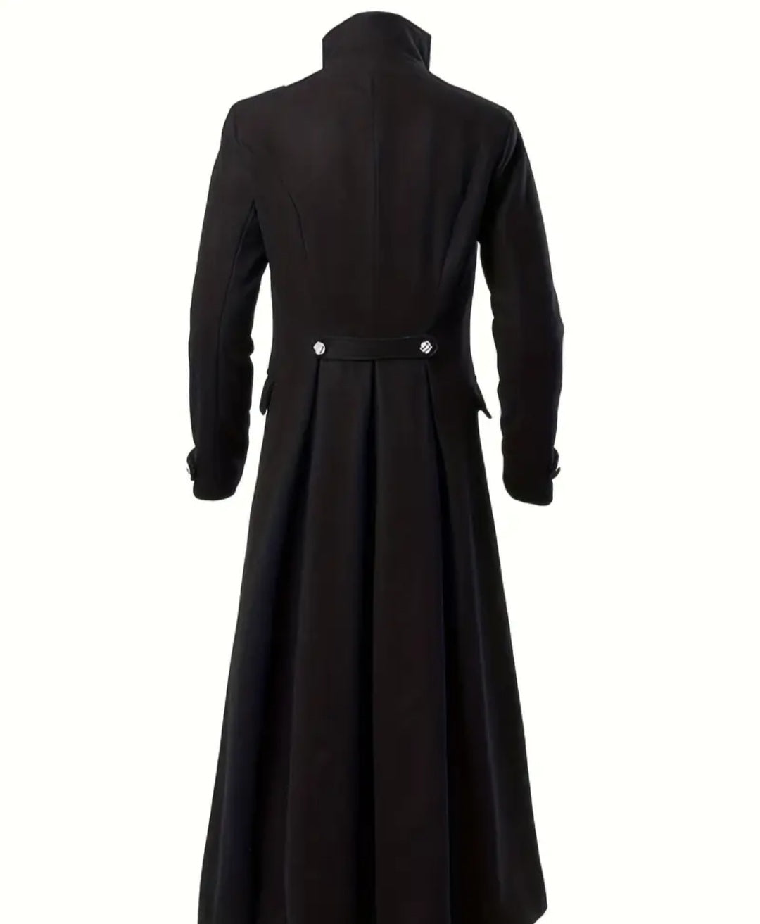 🌟New🌟 Deluxe Full Length Gothic/ Steampunk/ Pirate Jacket Black Costume