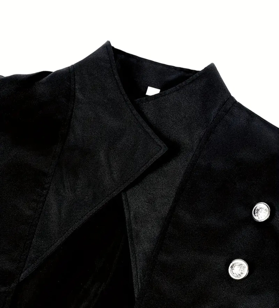🌟New🌟 Deluxe Full Length Gothic/ Steampunk/ Pirate Jacket Black Costume
