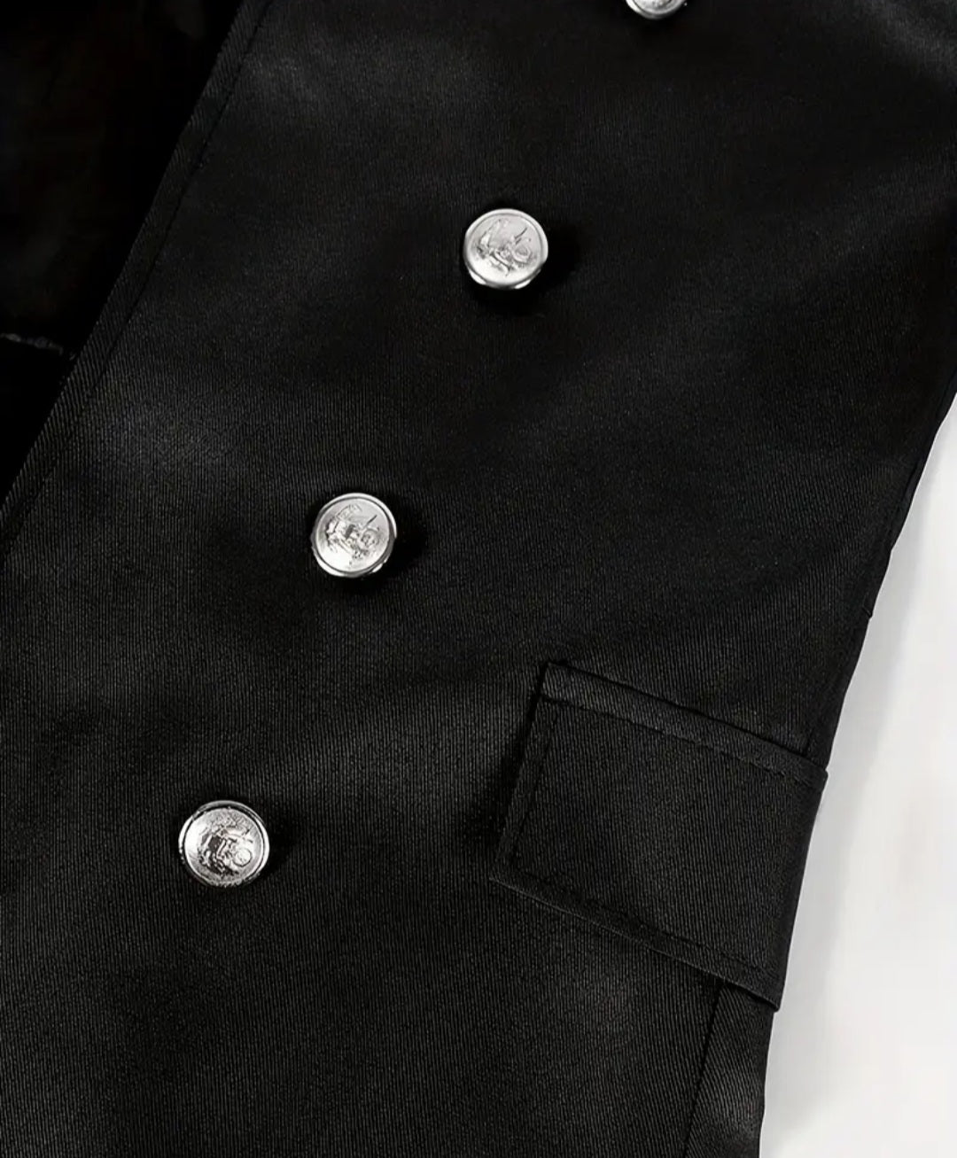 🌟New🌟 Deluxe Full Length Gothic/ Steampunk/ Pirate Jacket Black Costume