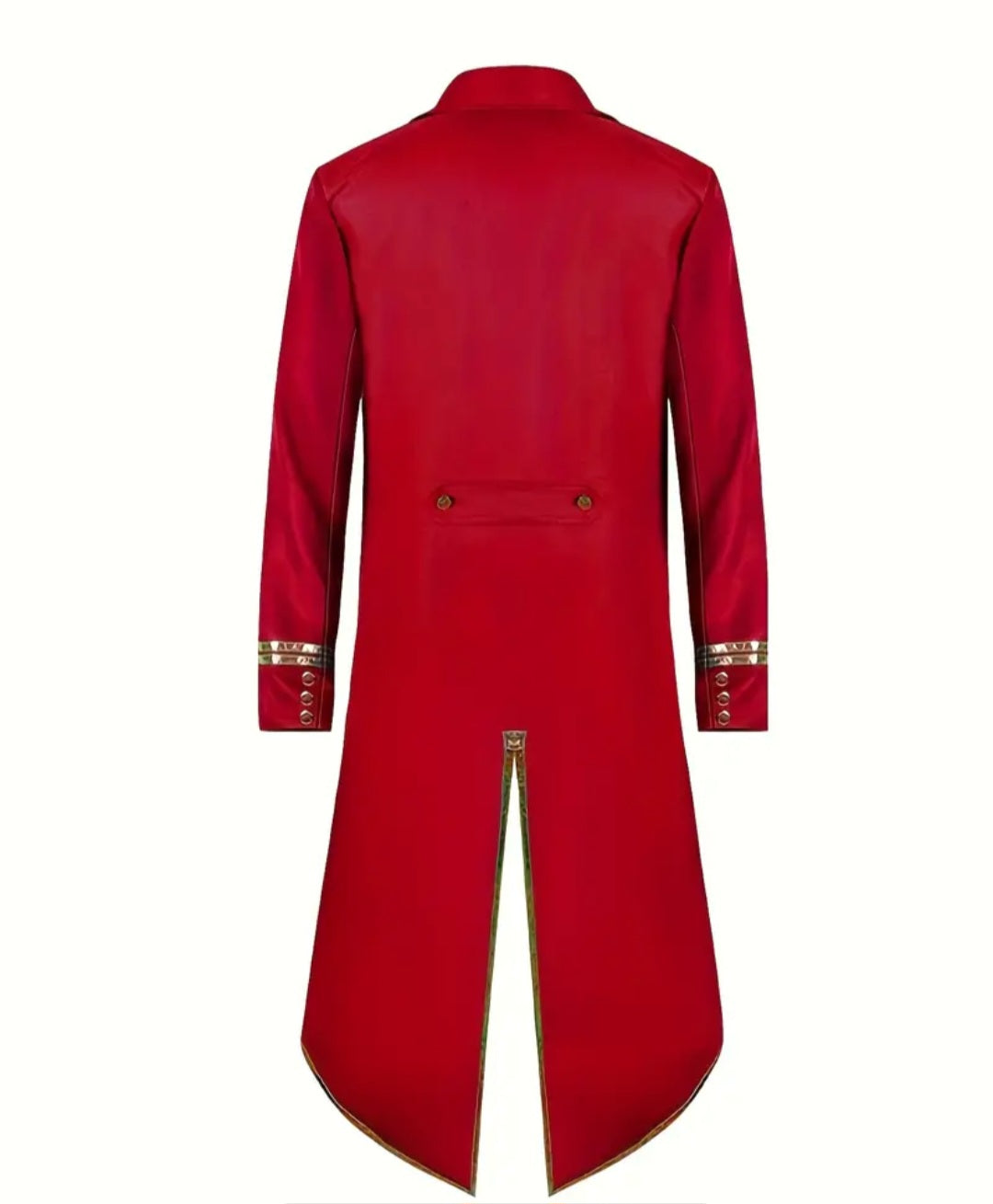🌟New🌟 Deluxe Victorian Tailcoat Jacket Red Costume