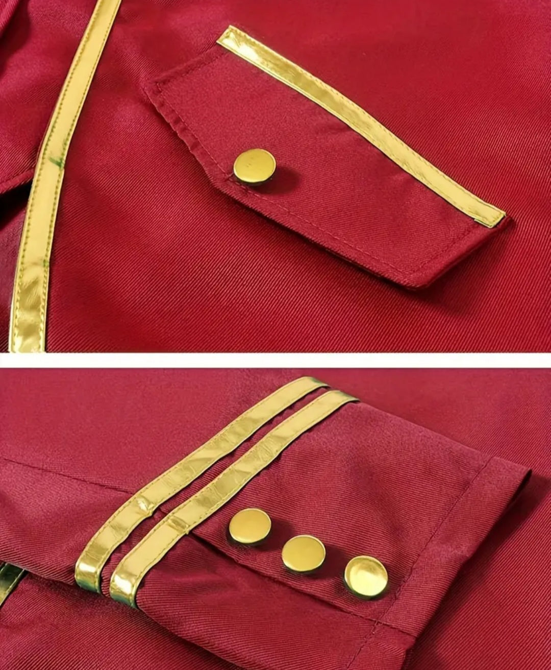 🌟New🌟 Deluxe Victorian Tailcoat Jacket Red Costume