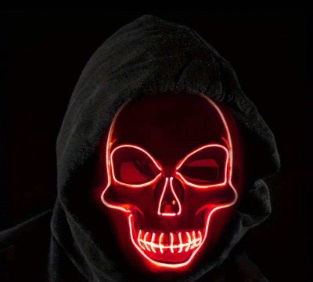 🌟New🌟 LED Light up Skull Mask