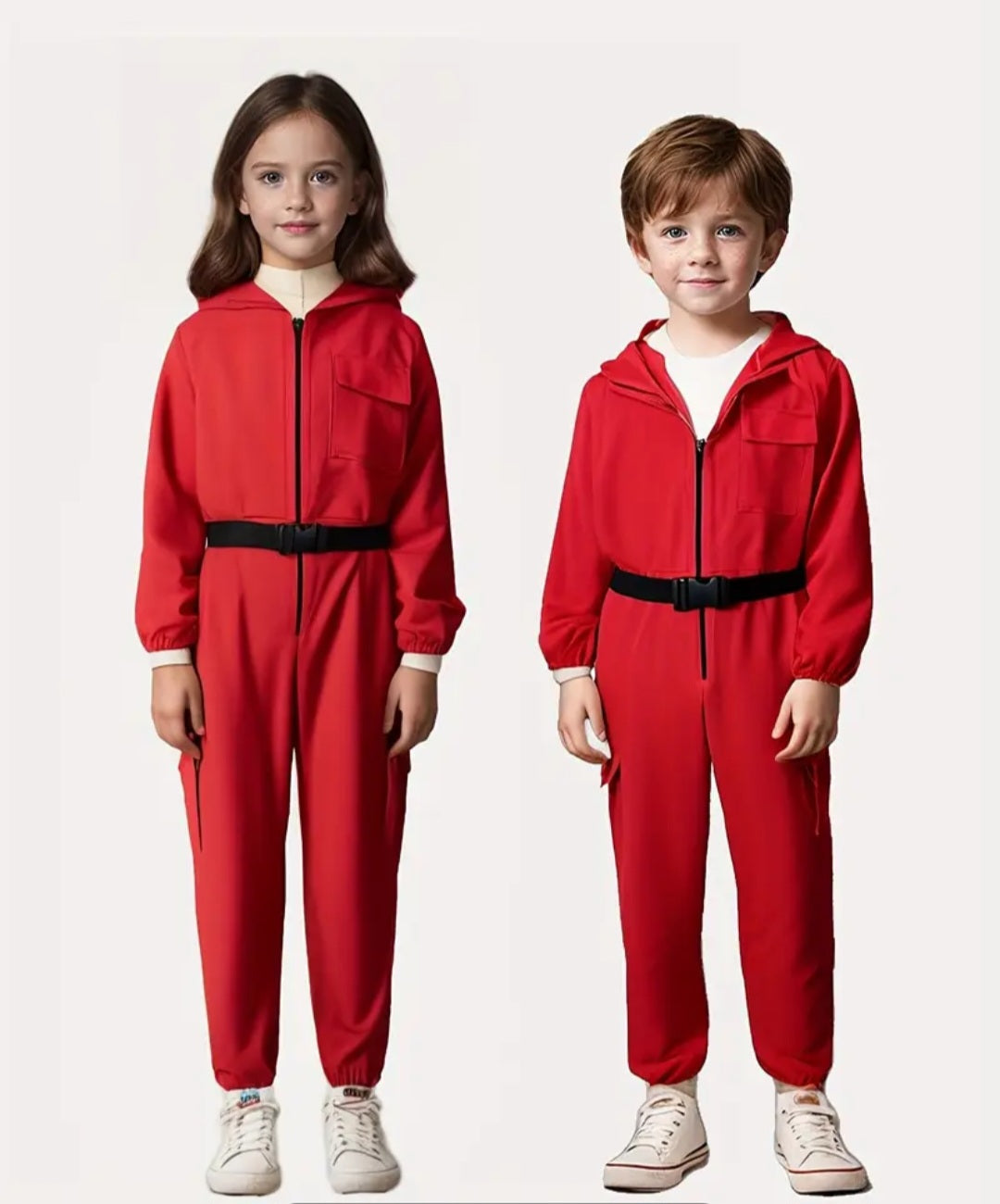 🌟New🌟 Red Boiler Suit Child Costume