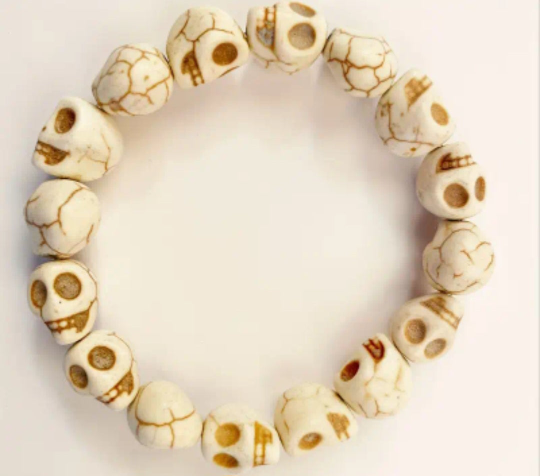 🌟New🌟 Skull Bead Bracelet