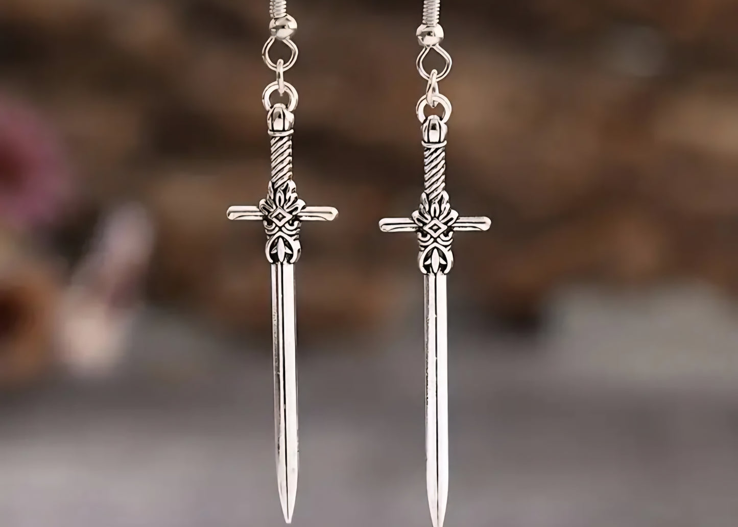 Sword Earrings