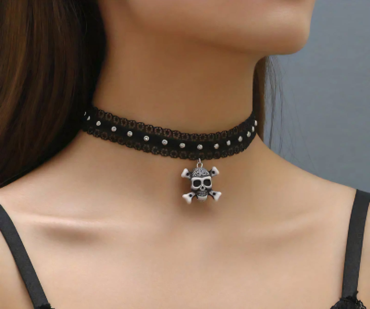 🌟New🌟 Gothic Skull Choker Necklace