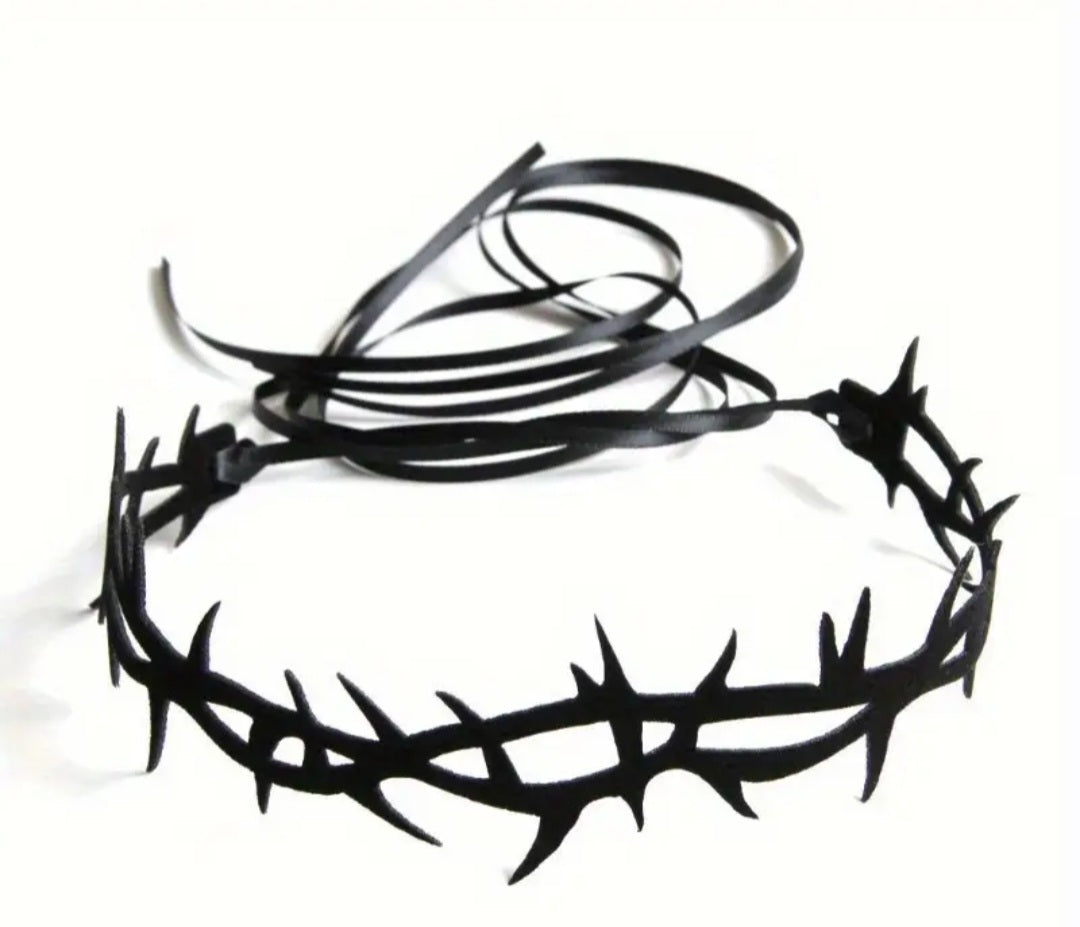 Barbed Wire Choker Necklace