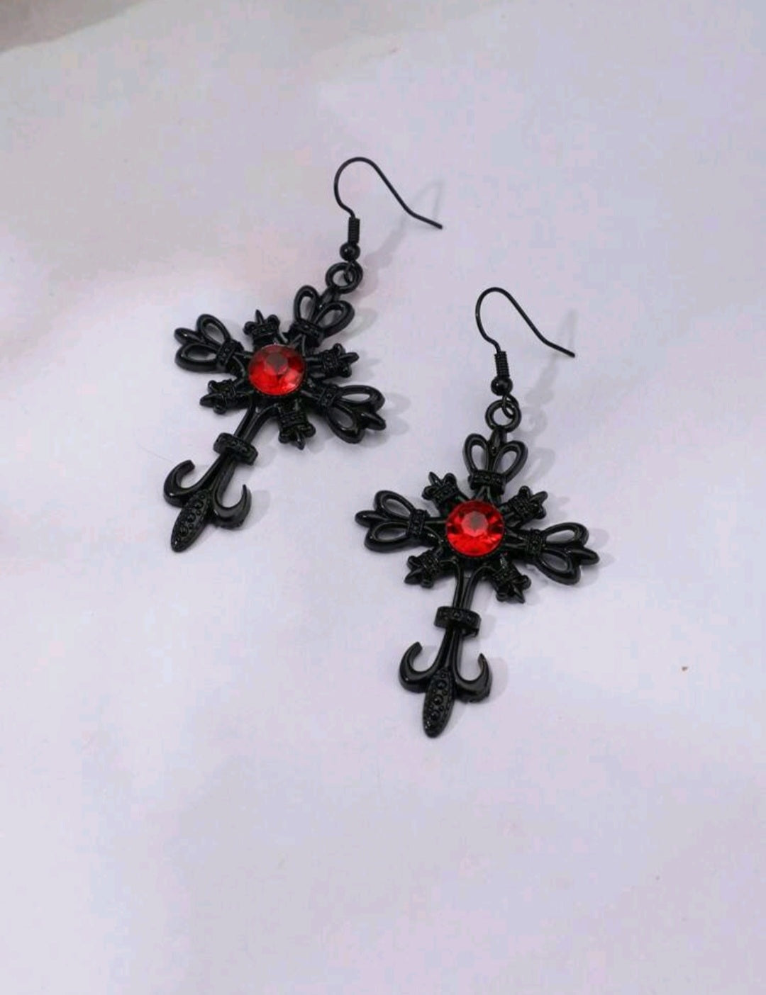 🌟New🌟 Black Cross Earrings
