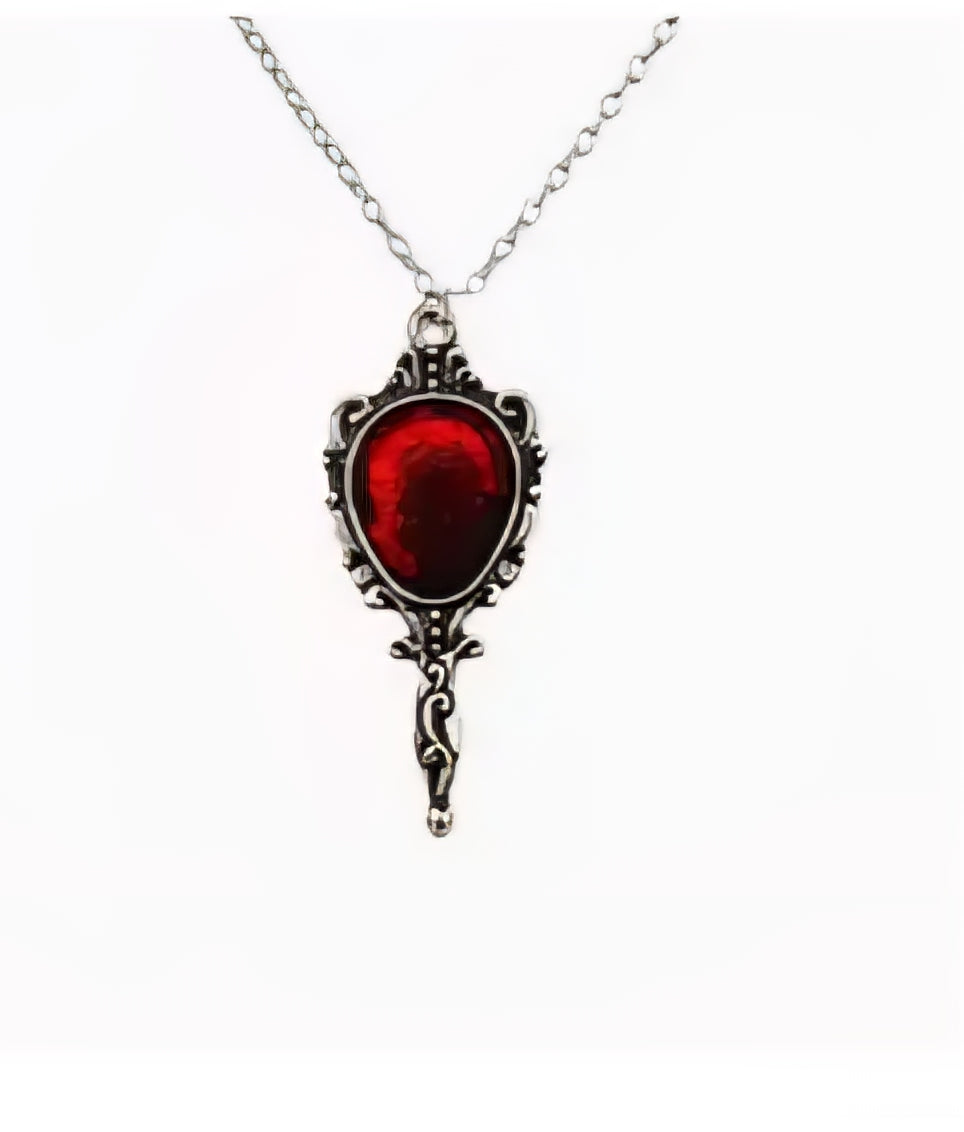 Red Mirror Necklace