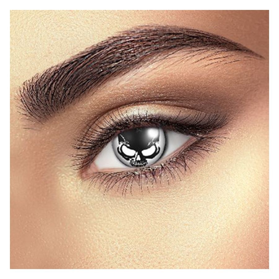 Eye Fusion Skull Contact Lenses- 1 Month Use