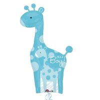 Baby Girl/ Boy Giraffe Supershape Foil Balloon