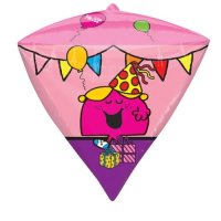 Mr Men Little Miss Diamond Foil Balloon