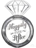 Happy Ever After Ring Supershape Foil Balloon