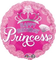 Birthday Princess Diamond 18" Foil Balloon