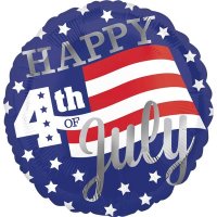 4th of July 18'' Foil Balloon