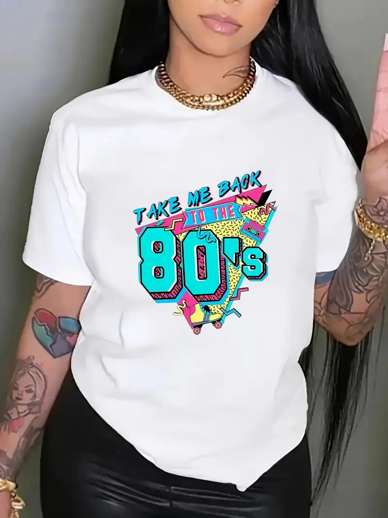 Retro 80's Tshirt Costume