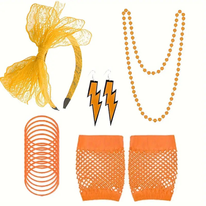 80's Retro Girl Instant Kit Orange