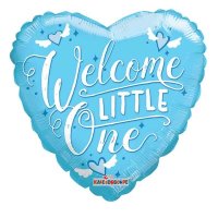 Welcome Little One Girl/ Boy 18" Foil Balloon