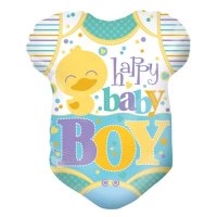 Baby Girl/ Boy Romper Jr Shape 18" Foil Balloon