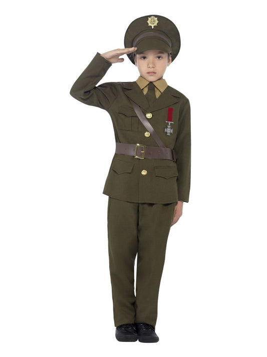 Army Officer Boy Child Costume