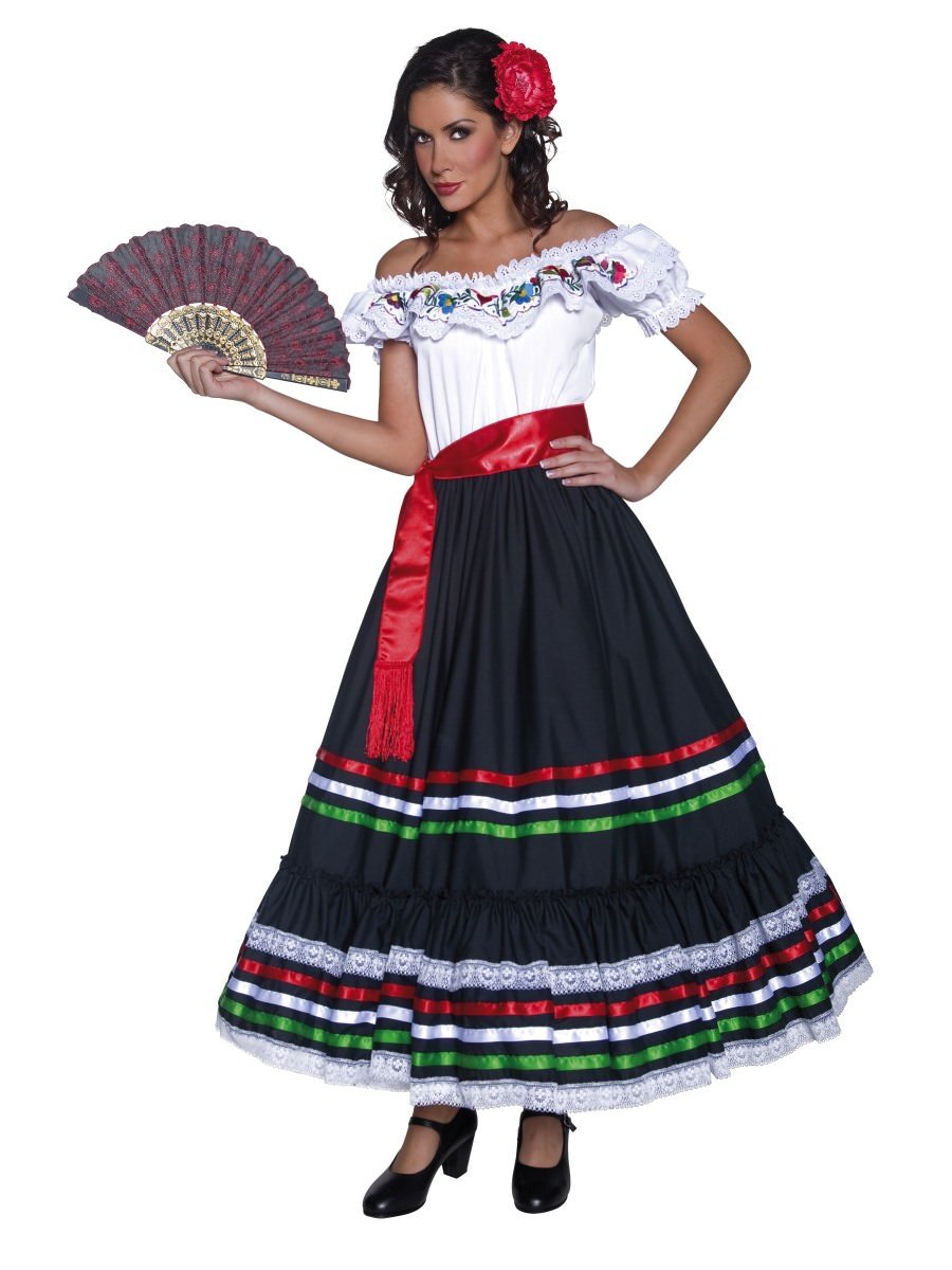 Deluxe Authentic Western Senorita Elena Costume