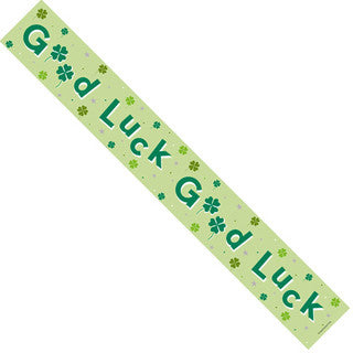 Good Luck Shamrocks Banner