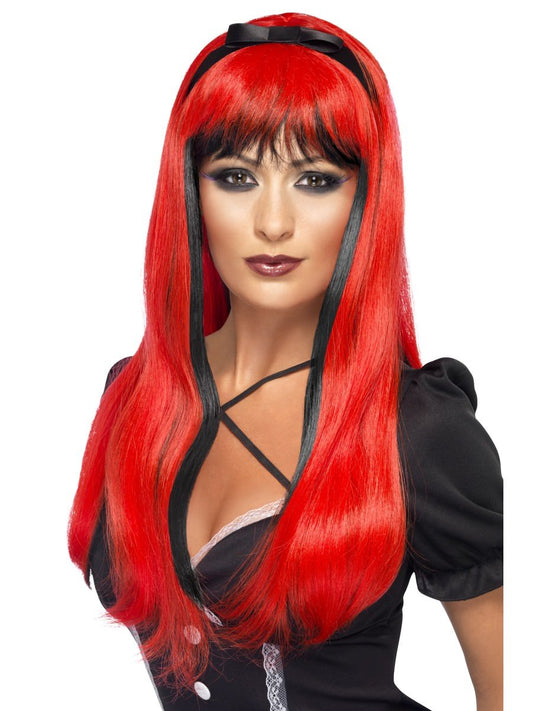 Bewitching Wig with Hair Ribbon