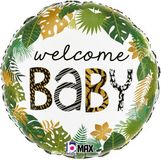Welcome Baby Jungle 18" Foil Balloon