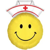 Nurse Smile Emoji Supershape Foil Balloon
