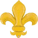 Fleur De Lis Supershape Foil Balloon