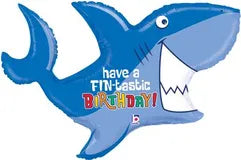 Birthday Shark Supershape Foil Balloon