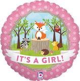 It's a Girl/ Boy Woodland 18" Foil Balloon